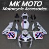 Motorcycle Fairings Kit Fit For Cbr600rr 2003-2004 Bodywork Set High Quality ABS Injection White Blue