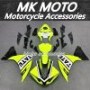 Motorcycle Fairings Kit Fit For yzf R1 2009 2010 2011 Bodywork Set High Quality ABS Injection Neon Black Tate fluorescence