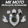 Fiberglass Racing Full Fairing Kit For Ninja 400 2018 2019 2020 2021 2022Motorcycles Glossy white Cowlings