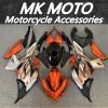 Motorcycle Fairings Kit Fit For Ninja 400 2018 2019 2020 2021 2022 Bodywork Set High Quality Injection Orange Silver