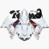 Motorcycle Fairings Kit Fit For Ninja zx-14r 2006 2007 2008 2009 2010 2011 Bodywork Set High Quality ABS White Ren Flame