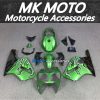 Motorcycle Fairings Kit Fit For Zx-12r 2000-2001 Bodywork Set Ninja Green Black
